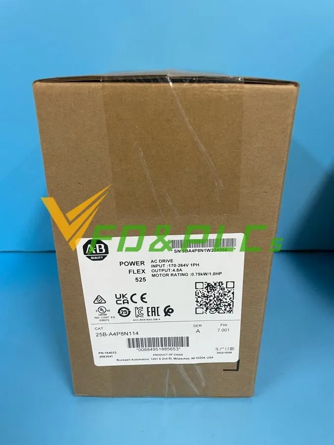 Частотный преобразователь Allen-Bradley AB 25B-A4P8N114 PowerFlex 525 AC Drive 0