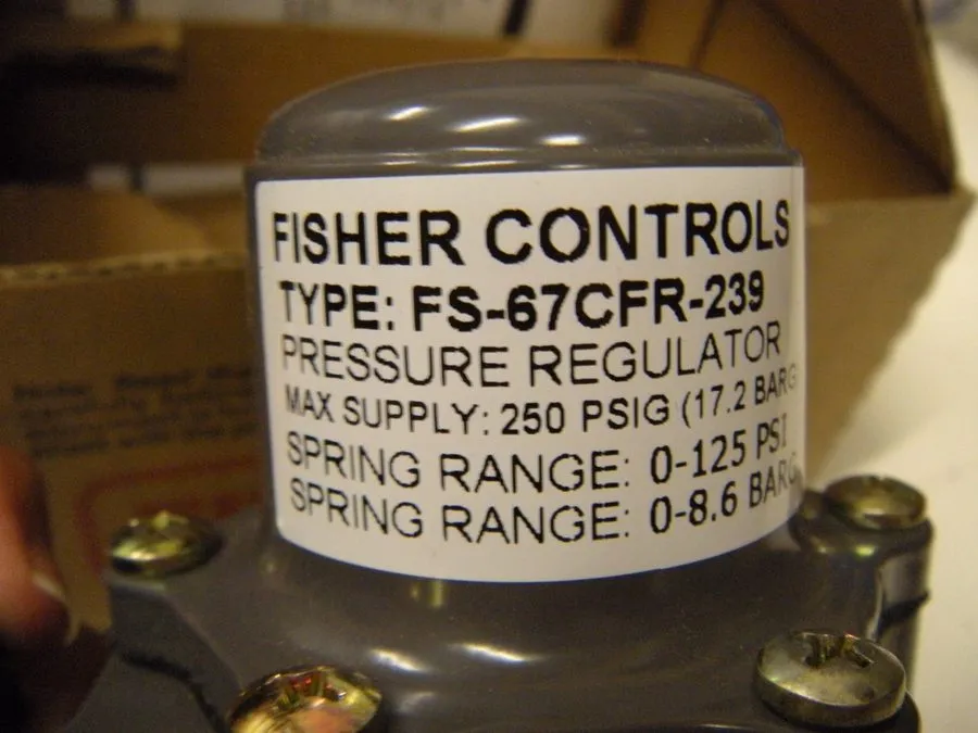 Клапан Fisher FS-67CFR-239 1/4" Pressure Regulator Valve 67CF Series