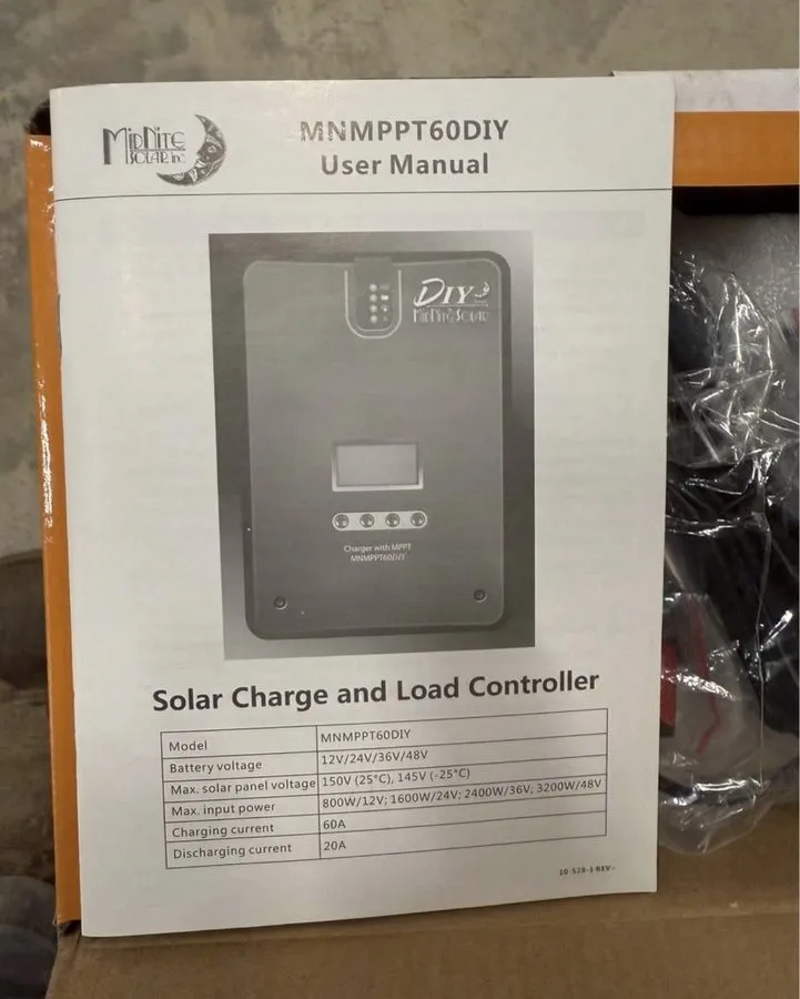Аккумулятор MidNite Solar MNMPPT60DIY MPPT Charge Controller 60A 150V DIY — фото лота 2