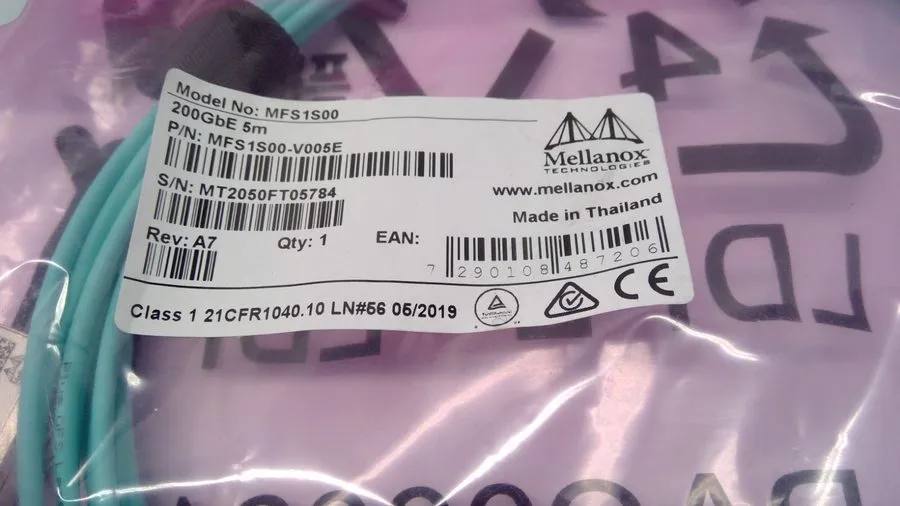 Трансивер Mellanox MFS1S00-V005E Active Optical Cable Ethernet 200GbE QSFP56 5M