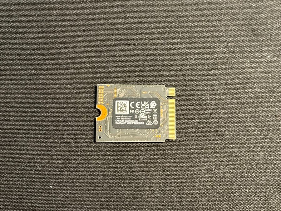 SSD-накопитель Micron 2400 512GB M.2 NVMe PCIe Internal SSD MTFDKBK512QFM Black