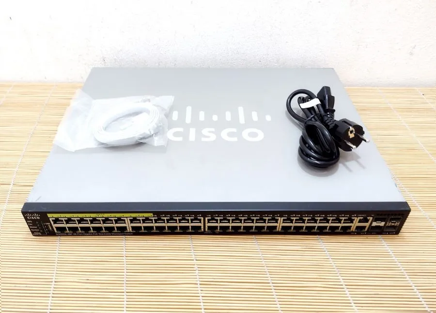 Коммутатор Cisco SG550X-48P-K9 48 Port PoE SFP 10GB Stackable Managed Switch w2 