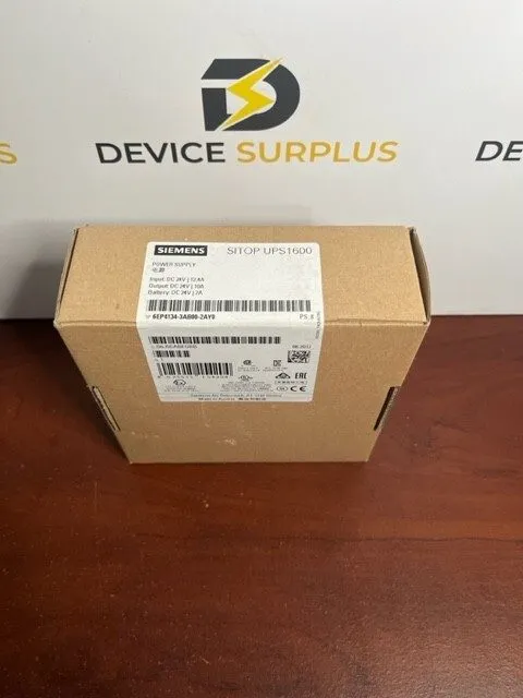 Блок питания Siemens 6EP4134-3AB00-2AY0 Power Supply SITOP UPS1600 24Vdc