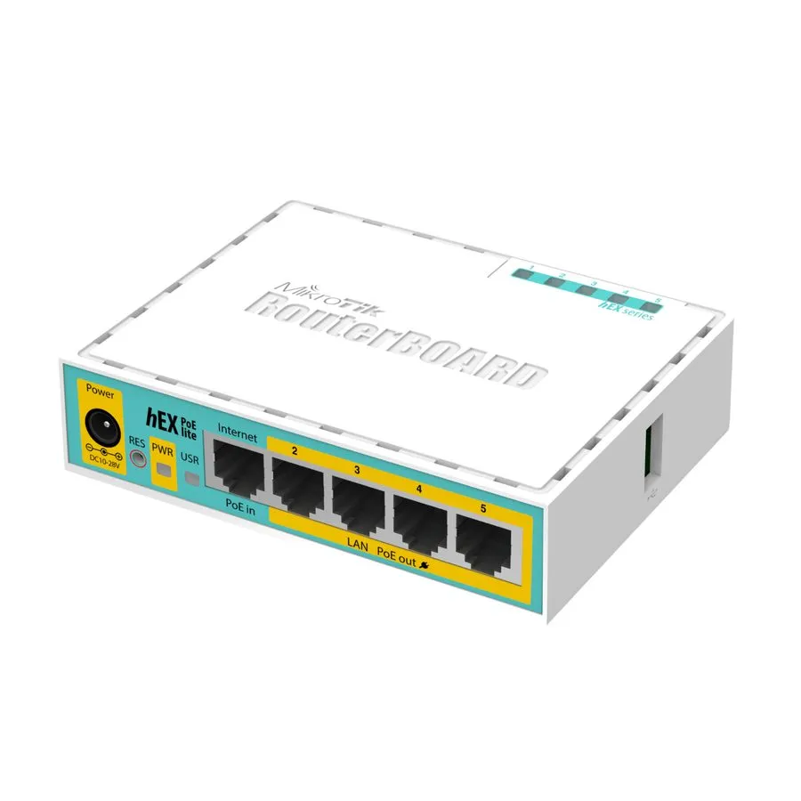 Маршрутизатор Mikrotik RB750UPr2 hEX RouterBOARD PoE Lite 5-Port Ethernet Router