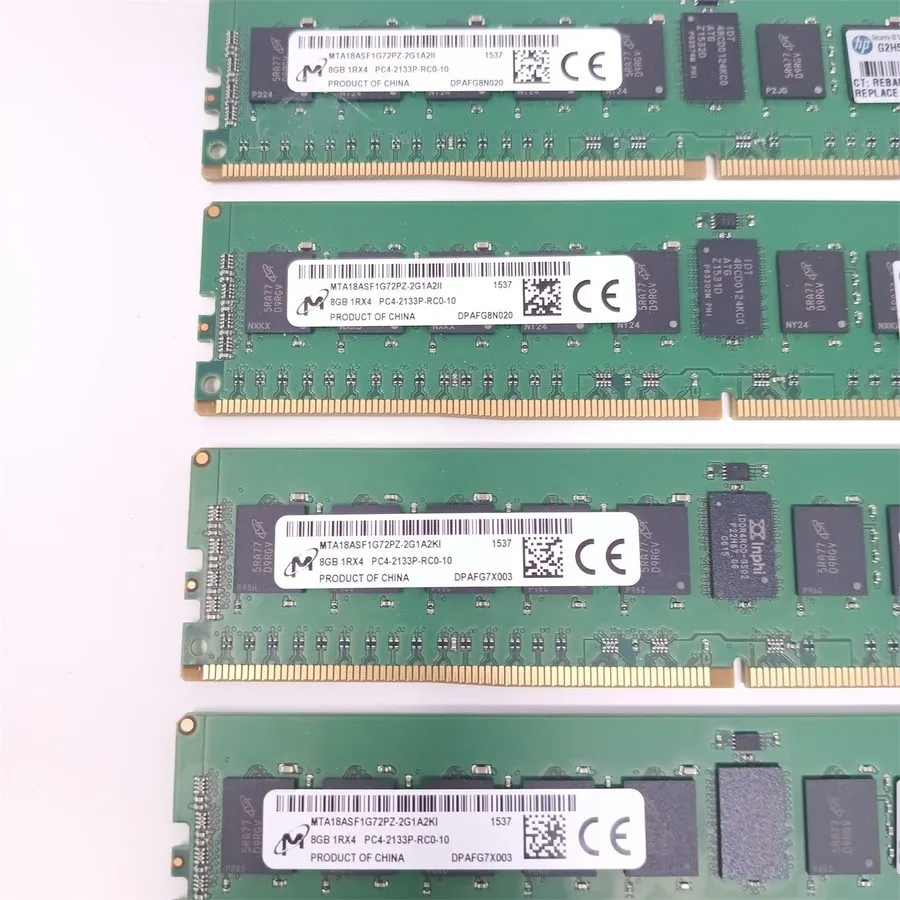 Модуль памяти HP 32GB Lot (4x8GB) PC4-2133P DDR4-2133 ECC Registered Server RAM 