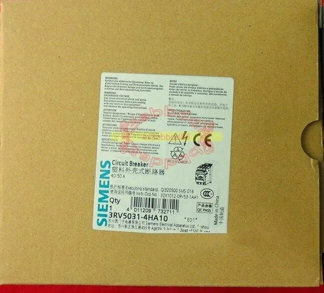 Автоматический выключатель Siemens Motor protection circuit breaker 3RV5031-4HA1