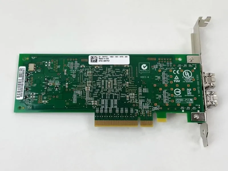 Контроллер QLogic QLE2562 2-Port 8Gb PCIe Fiber Channel FC HBA W/5 sfp's