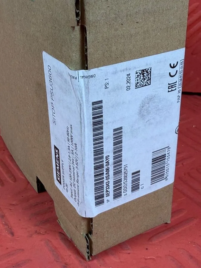 Блок питания Siemens 6EP3 334-0SA00-0AY0 Sitop PSU3600 Power Supply 2024 Now — фото лота 2