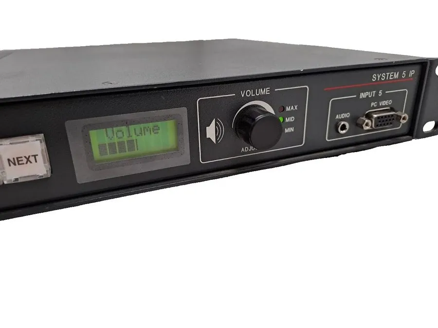 Видеооборудование Extron System 5 IP 5-Input Audio/Video Switcher