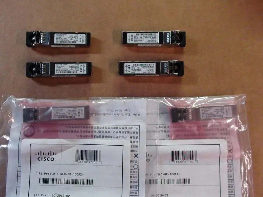 Трансивер Cisco Compatible GLC-GE-100FX 100BASE-FX 2km MMF 1310nm SFP Transceive