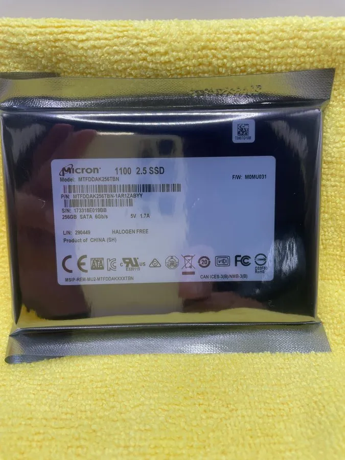 SSD-накопитель Micron 1100 256GB SATA 6Gb/s 2.5 in Enterprise SSD MTFDDAK256TBN-
