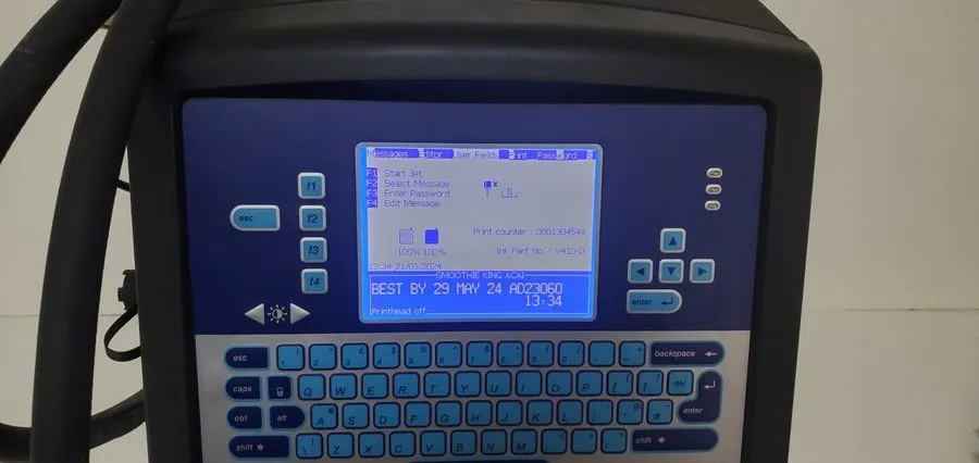 Каплеструйный маркиратор VIDEOJET 1620 INDUSTRIAL INKJET PRINTER CODING MACHINE