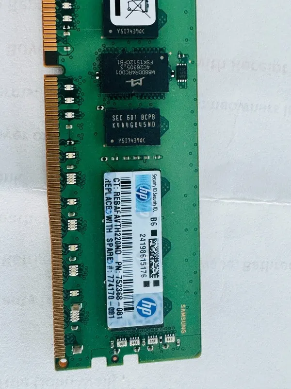 Модуль памяти 774170-001 HP Compatible 8GB PC4-17000 DDR4-2133Mhz 1Rx4 1.2v ECC  — фото лота 1