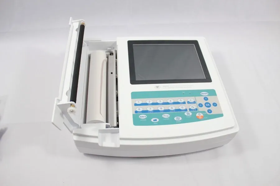 Электрокардиограф ECG1200G Touch Screen 12-Lead 12 Channel ECG EKG Machine Free  — фото лота 1