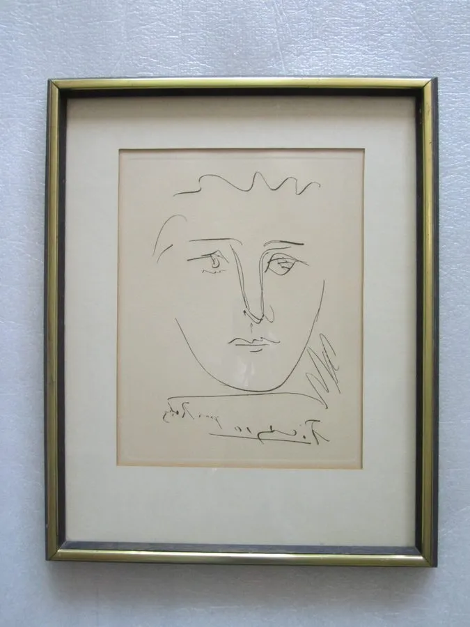 Лабораторный прибор RARE ORIGINAL 1950 PABLO PICASSO (SPANISH, 1881-1973) “POUR 