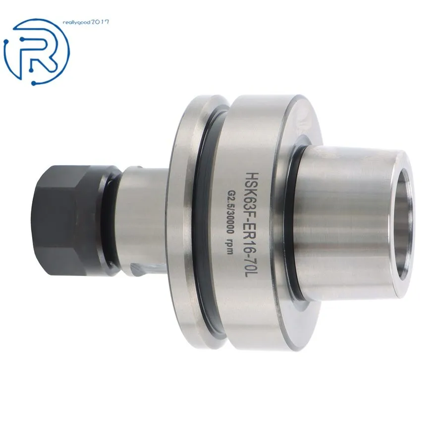 Патрон HSK63F-ER16A-70 Collet Chuck Tool Holder G2.5 30k RPM CNC Router HSK 63F — фото лота 2