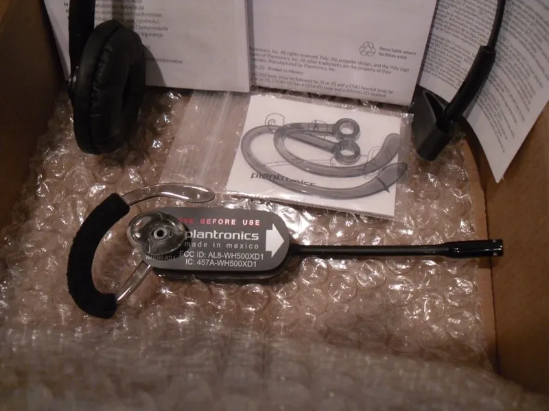 VoIP-шлюз Plantronics 85T28AA#ABA Poly Cs545/cs545-xd/wh500-xd Accs Headset 900m — фото лота 2