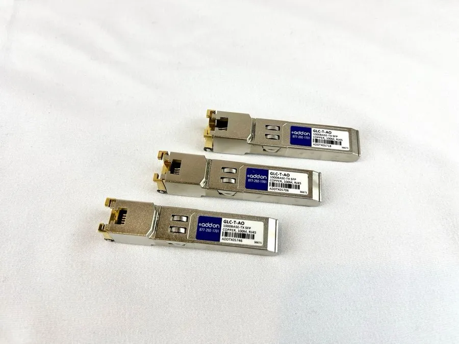 Трансивер AddOn GLC-T-AO SFP 1000Base-TX 100m RJ-45