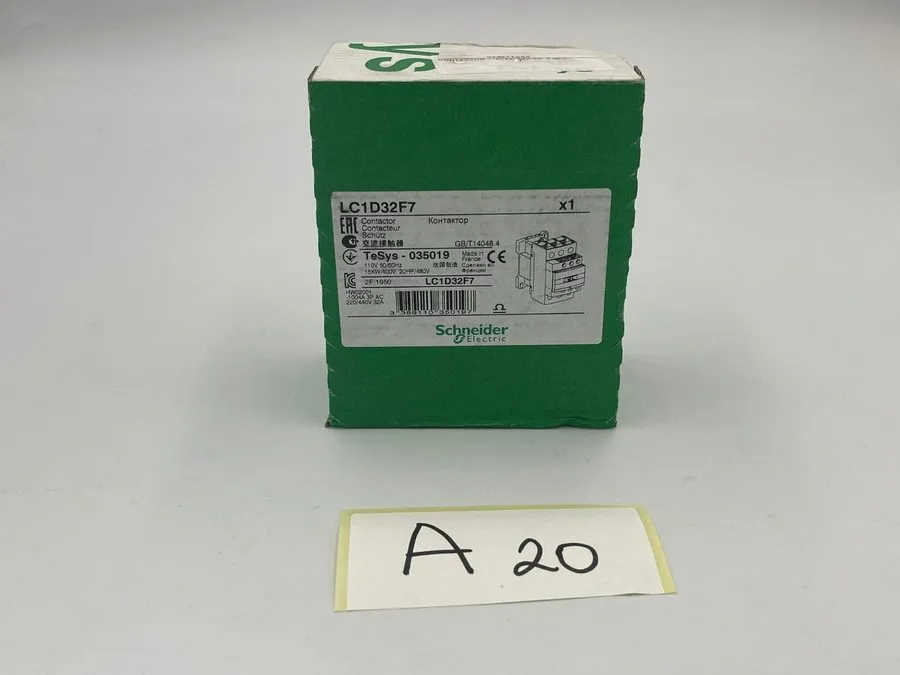 Контактор Schneider LC1D32F7 TeSys D IEC Contactor LC1D32 110V AC Coil, 32A, 3P,