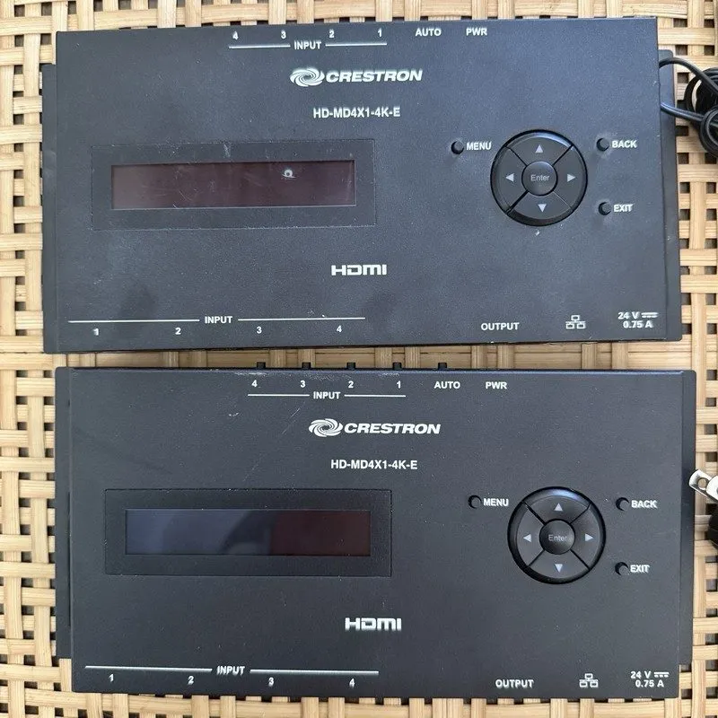 Видеокоммутатор Crestron 4x1 4K HDMI Switcher HD-MD4X1-4K-E