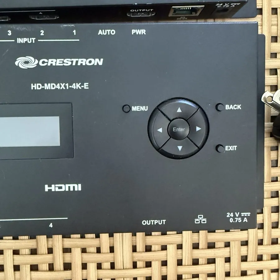 Видеокоммутатор Crestron 4x1 4K HDMI Switcher HD-MD4X1-4K-E — фото лота 2