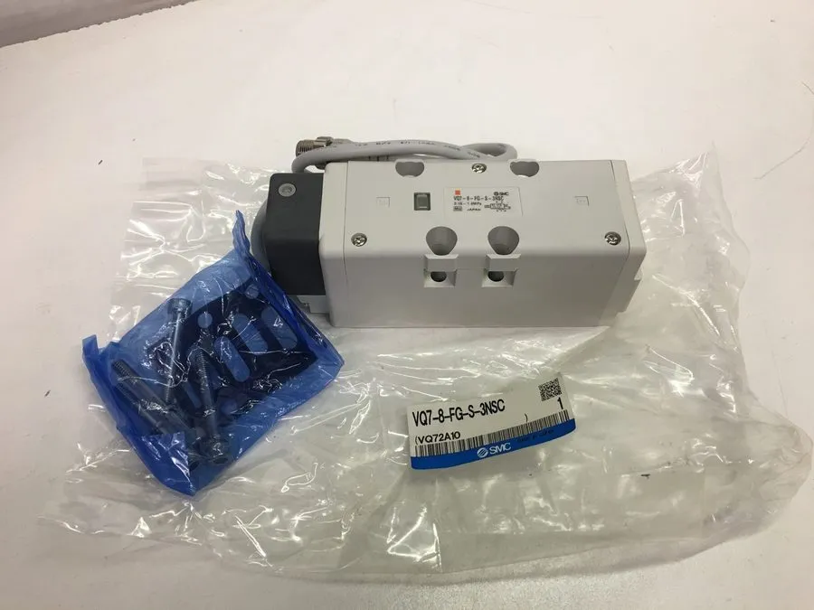 Электромагнитный клапан SMC SOLENOID VALVE VQ7-8-FG-S-3NSC