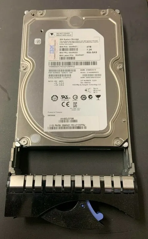 СХД IBM AHD3 4Tb NL SAS Disk V7000 Gen2 00AR322 00AR421 00AR487 00D5317