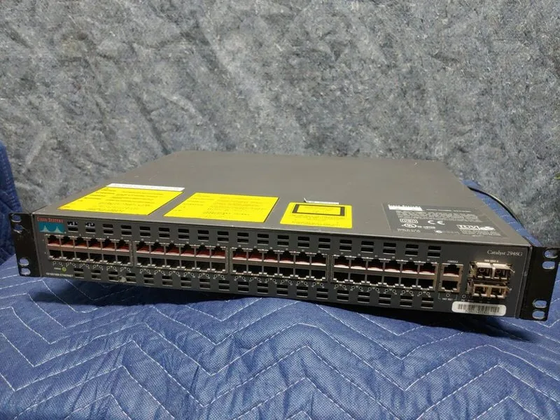 Коммутатор Cisco Catalyst 2948G 48 Port Ethernet Switch WS-C2948G — фото лота 1