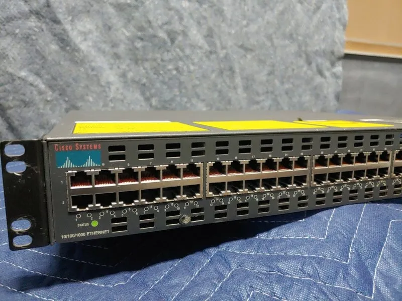 Коммутатор Cisco Catalyst 2948G 48 Port Ethernet Switch WS-C2948G — фото лота 2