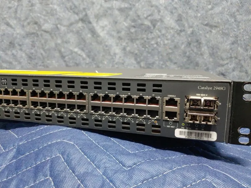 Коммутатор Cisco Catalyst 2948G 48 Port Ethernet Switch WS-C2948G — фото лота 3
