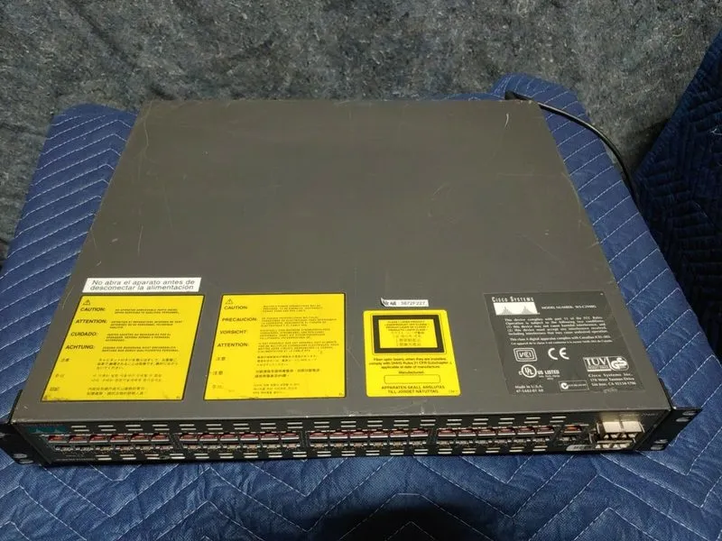 Коммутатор Cisco Catalyst 2948G 48 Port Ethernet Switch WS-C2948G — фото лота 4