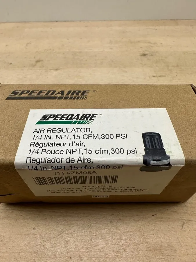 Трубопроводная арматура speedaire PRESSURE regulator 4ZM08A 300 PSI 1/4 NPT