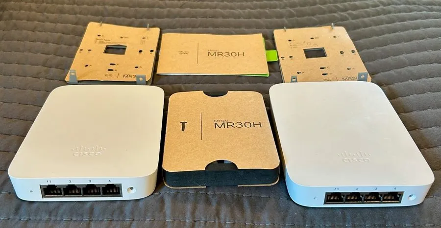 Точка доступа Wi-Fi Cisco Meraki MR30H Wireless Access Point 4 Port POE Cloud Ma