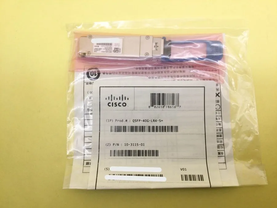 Трансивер CISCO QSFP-40G-LR4-S 40G 1310nm 10KM SMF LC Transceiver HOLOGRAM