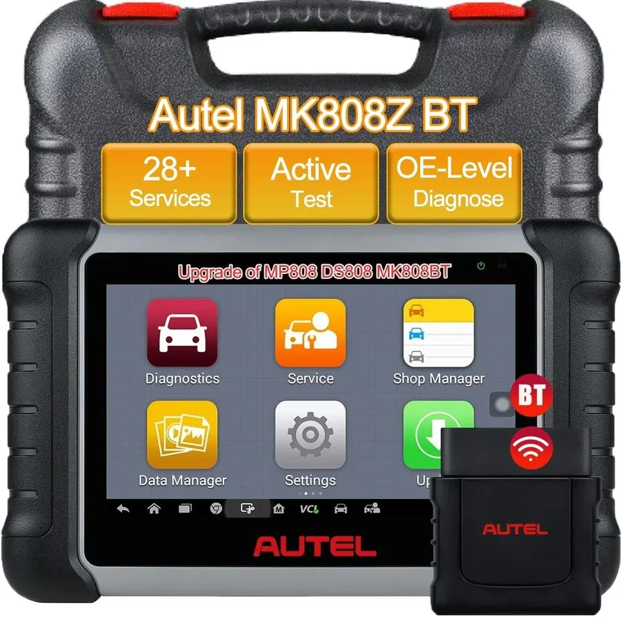 Диагностический сканер 2026 Autel MaxiCOM MK808Z-BT Bidirectional Diagnostic Sca