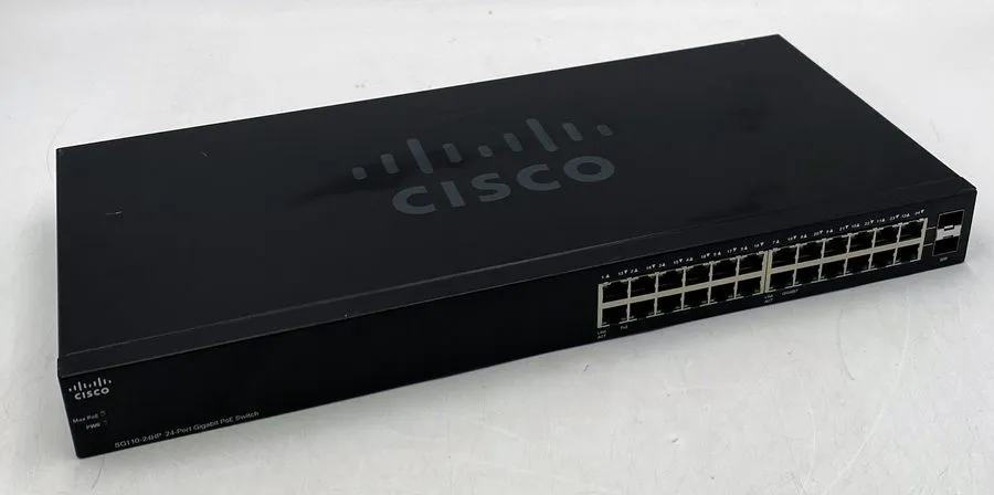 Коммутатор Cisco SG110-24HP 24-Port Gigabit PoE Unmanaged Switch 100W 2x SFP