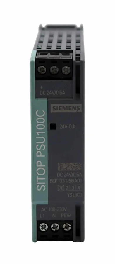Блок питания Siemens SITOP PSU100C 6EP1331-5BA00 24VDC 0.6A DIN Rail Power Suppl