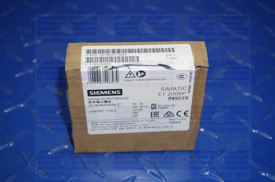 Модуль ввода-вывода 6ES7132-6BH01-0BA0 SIEMENS SIMATIC ET 200SP DQ 16x 24V DC/0.