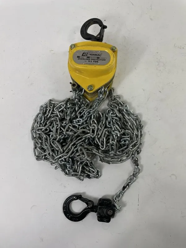 Таль Oz Lifting Products Oz005-10Chop Manual Chain Hoist, 1000 Lb., Lift 10 Ft — фото лота 1