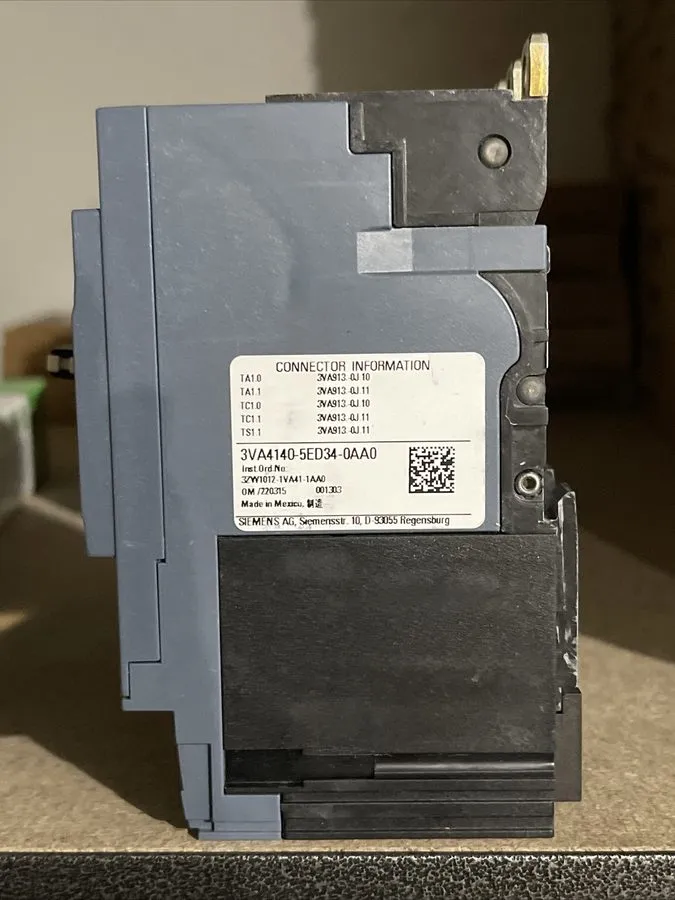 Автоматический выключатель Siemens 3VA4140-5ED34-0AA0 Circuit Breaker 40A 3-Pole