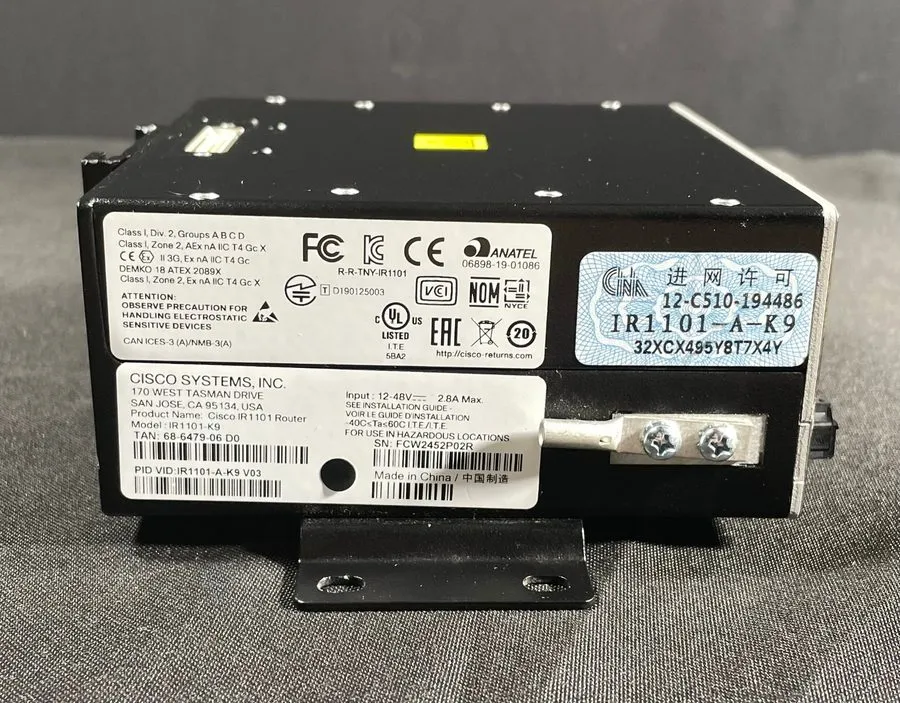 Маршрутизатор Cisco IR1101-K9 Industrial Integrated Services Router Rugged