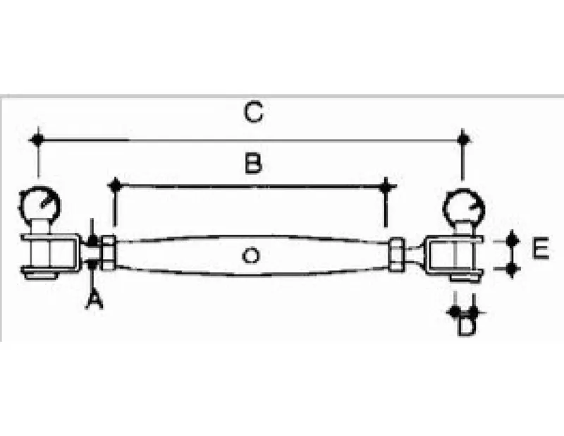 Складское оборудование STAINLESS STEEL TURNBUCKLE CLOSED BODY 5/8" RIGGING MARIN — фото лота 1