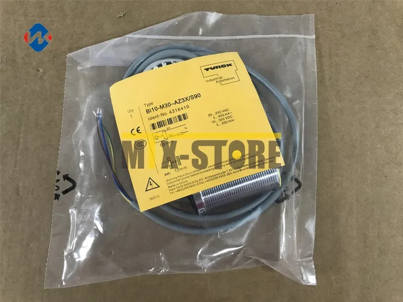 Датчик приближения Turck BI10-M30-AZ3X/S90 Inductive Proximity Sensor 4316410 M3