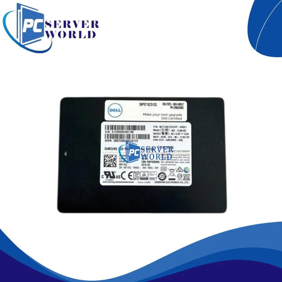 SSD-накопитель Samsung PM871a 512GB 2.5" SATA SSD MZ-7LN512A HEALTH 100% #S-73