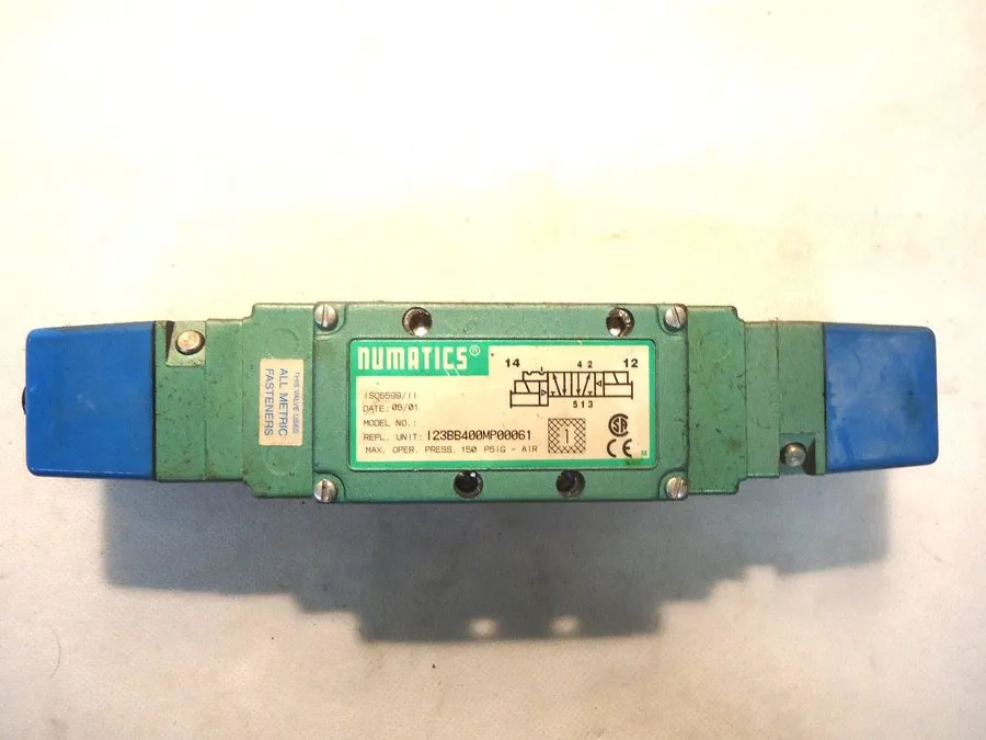 Электромагнитный клапан NUMATICS 123BB400MP00061 24VDC PNEUMATIC SOLENOID VALVE