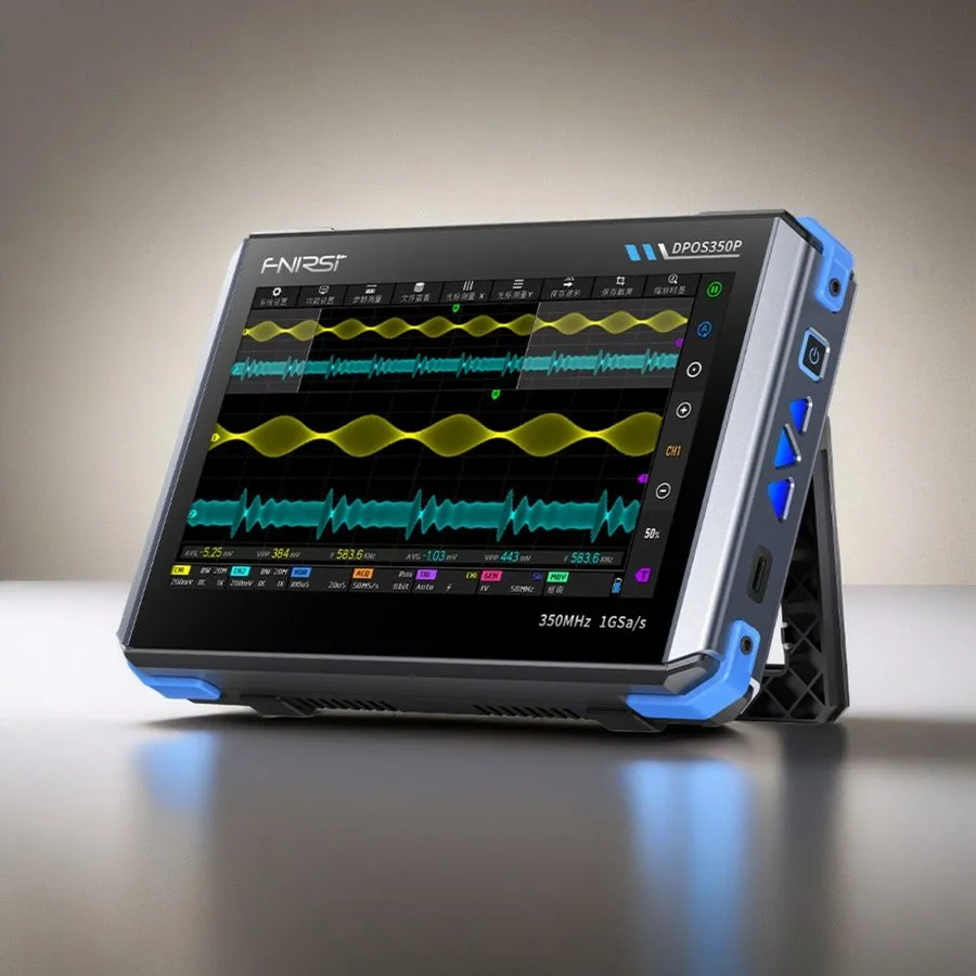 Осциллограф FNIRSI DPOS350P 4-In-1 350Mhz Digital Oscilloscope 2 Channel, 1 Gsa/