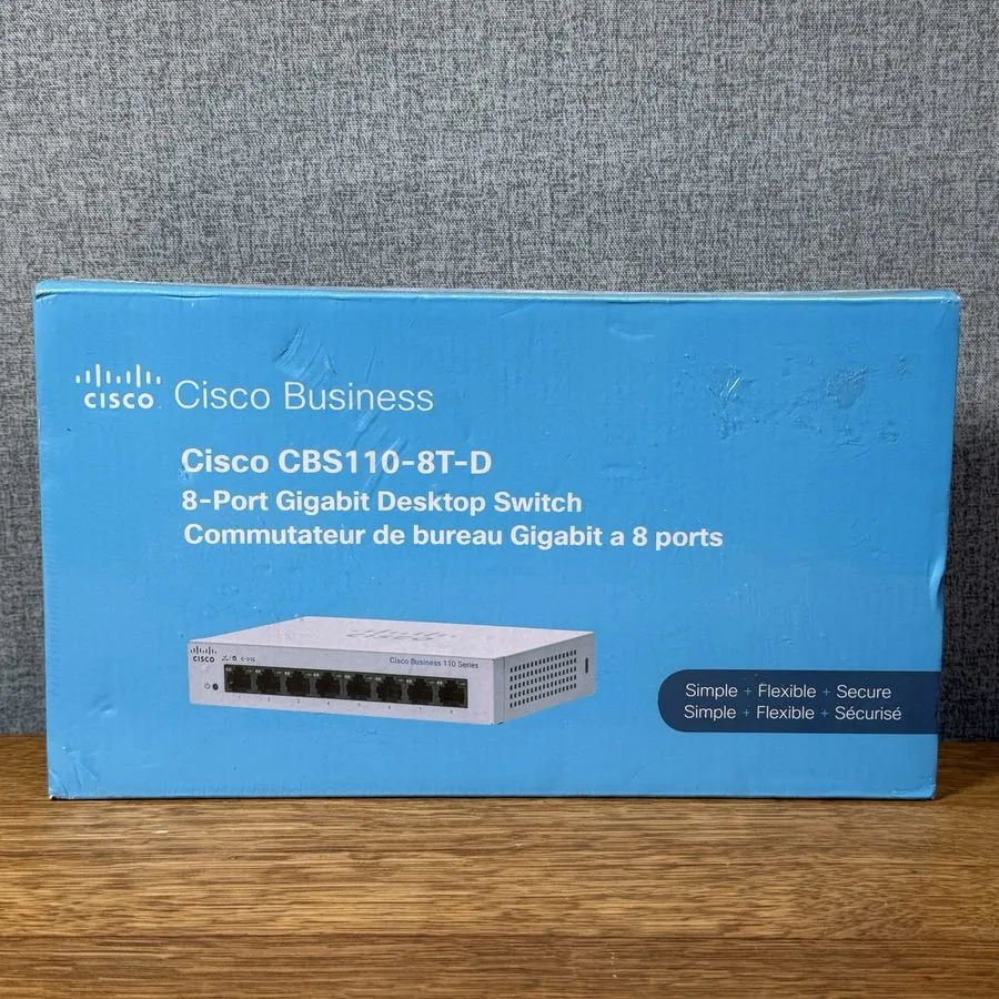 Коммутатор Cisco Business CBS110-8T-D Unmanaged Switch, 8 Port GE, Desktop