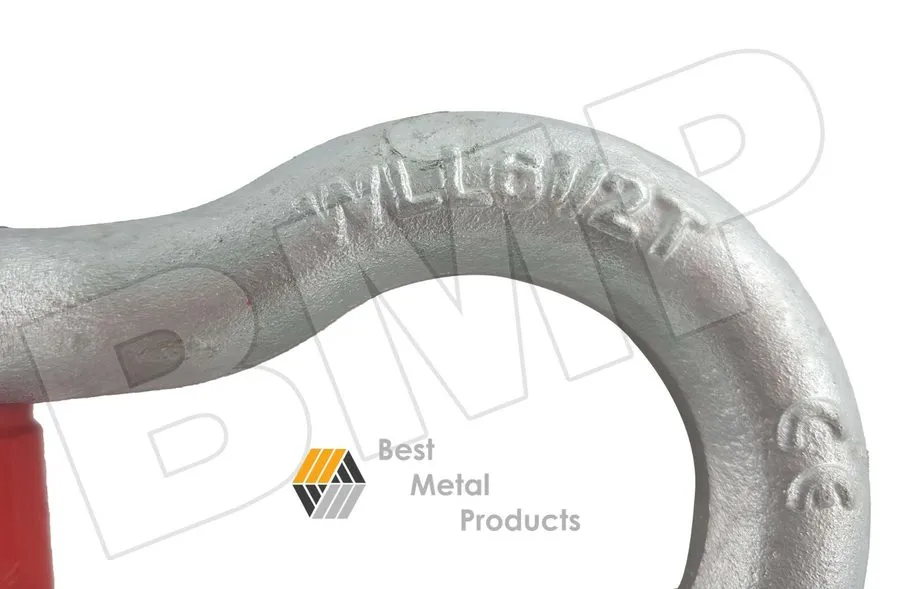 Такелажная скоба 7/8 Screw Pin Anchor Shackle w/Red Pin Clevis Jeep Off-Road Rig — фото лота 2