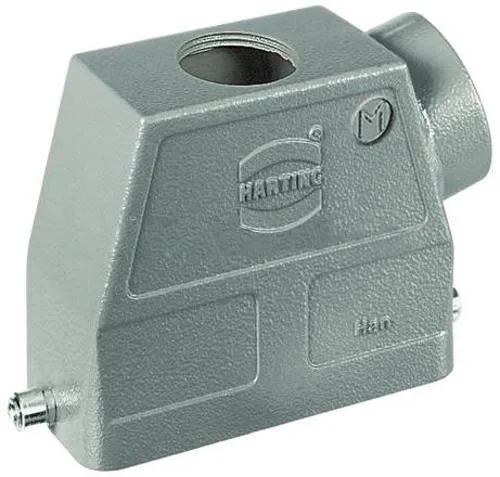 Разъём Harting Han 19300100447 4X/12 Enclosure Top Entry Connector Hood M32 — фото лота 1