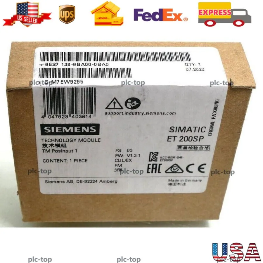 Модуль ввода-вывода Siemens SIMATIC ET 200SP 6ES7138-6BA00-0BA0
